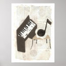 Search for piano notes posters Retro
