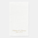 Search for napkin name date wedding napkins Classic