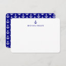 Search for anchor note cards Navy blue