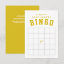 Search for baby shower bingo Yellow