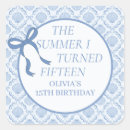 Search for fifteen stickers Blue