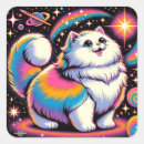 Search for white space stickers Kitten