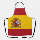 Search for spain aprons Flag of spain