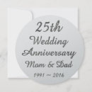 Search for silver wedding anniversary cards Parents
