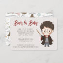 Search for harry potter party invitations Wizarding world baby