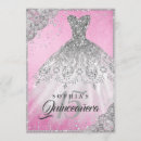 Search for pink and silver invitations Tiara