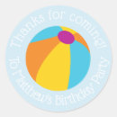 Search for pool stickers Pool birthday party