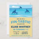 Search for waves birthday invitations Under the sea