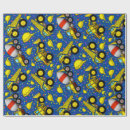 Search for blue truck wrapping paper Bulldozer