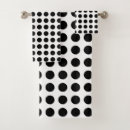Search for black and white polka dot bath towels Chic