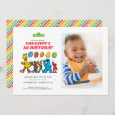 Search for sesame street 2nd birthday invitations Rainbow