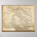 Search for italy map posters Engraved