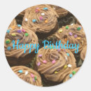 Search for happy birthday chocolate cake stickers Cupcake
