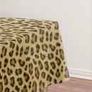 Search for cheetah print tablecloths Spots