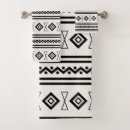 Search for black and white aztec bath towels Ethnic