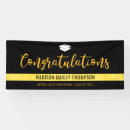 Search for black and gold graduation banners College