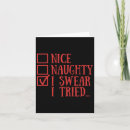 Search for swearing cards Santa claus
