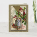 Search for victorian photo christmas cards Santa claus