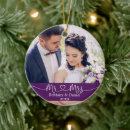 Search for purple heart christmas tree decorations Elegant