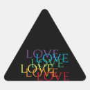 Search for love triangle stickers Gay pride