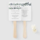 Search for wedding ceremony hand fans Botanical