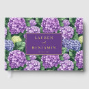 Search for hydrangea guest books Purple