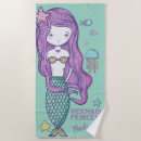 Search for mermaid beach towels Girly