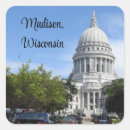 Search for madison wisconsin stickers Capitol