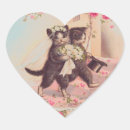 Search for cat wedding stickers Animals