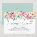 Search for greenery rehearsal dinner invitations Purple