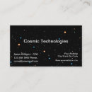 Search for astronomy space business cards stars