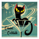 Search for atomic age posters Black cat