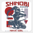 Search for girl ninja stickers Samurai
