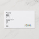 Search for librarian business cards Libraries