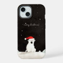 Search for merry christmas iphone cases White