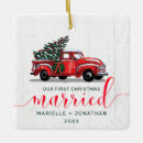 Search for white truck christmas tree decorations Newlywed