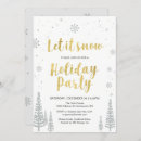 Search for winter wonderland seasonal invitations Silver