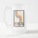 Search for 50th birthday beer glasses Retro