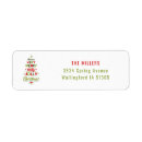Search for very return address labels Festive