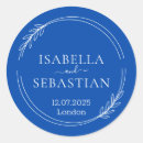 Search for cobalt wedding stickers Blue