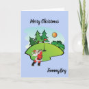 Search for golf seasonal cards Elegant