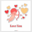 Search for cupids arrow stickers Cherub