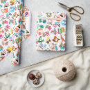 Search for cute animal wrapping paper Watercolor