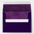 Search for purple and gold envelopes Quinceanera