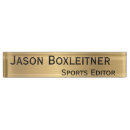 Search for assistant name plates Gold