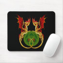 Search for mythical creature mousepads Tribal dragon