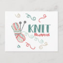 Search for knitting postcards Funny saying