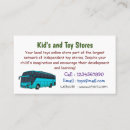 Search for bus transport business cards Vehicle