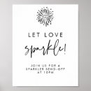 Search for let love sparkle posters Black and white