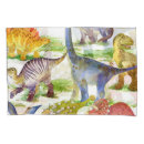 Search for dinosaur pillowcases Watercolor